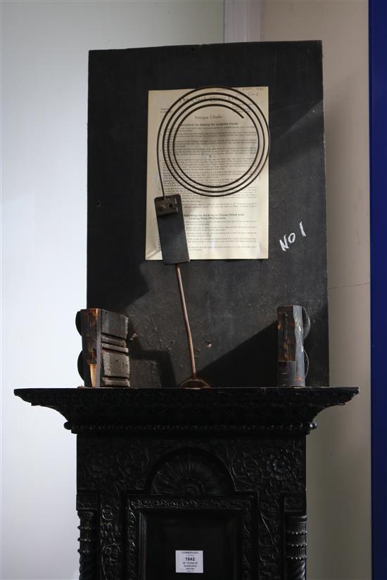 W. Young of Edinburgh. A carved mahogany Scottish eight day longcase clock, with arched brass dial, H.250cm